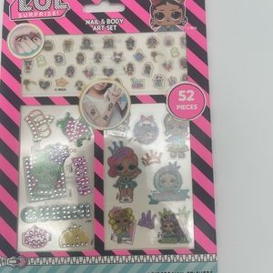 Lot Of 8 LOL SURPRISE! Nail & Body Art Set 52 pieces, NEW